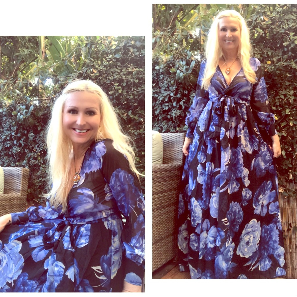 🌟Floral Chiffon Maxi Dress🌟
